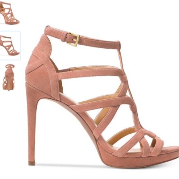 michael kors sandra platform caged dress sandals